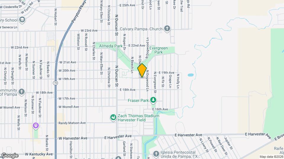 1824 Chestnut Dr Mapa y Detalles de la Ubicación