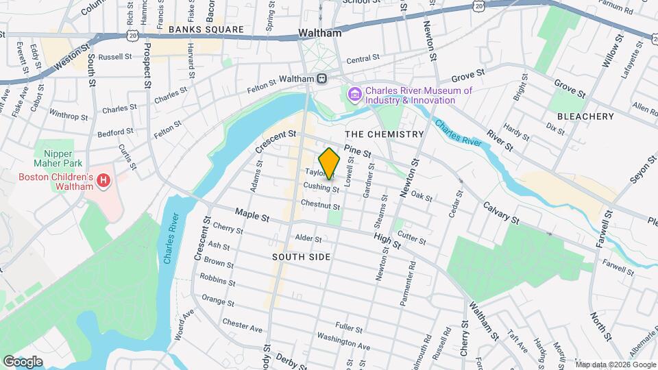 40 Cushing St Map and Location Details