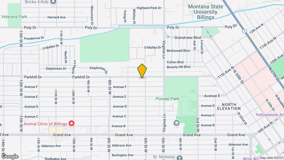 608 Parkhill Dr Map and Location Details