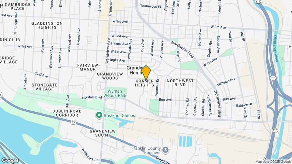 990 Kramer Ave Map and Location Details