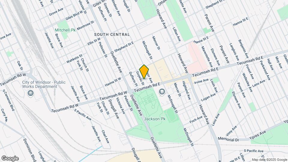 1664 Goyeau St Map and Location Details