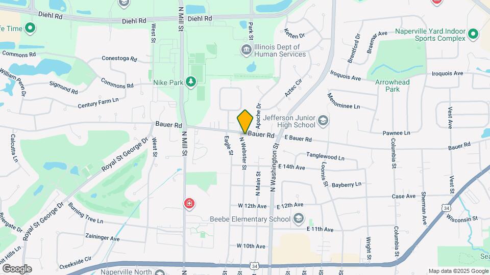 1460 N Webster St Map and Location Details