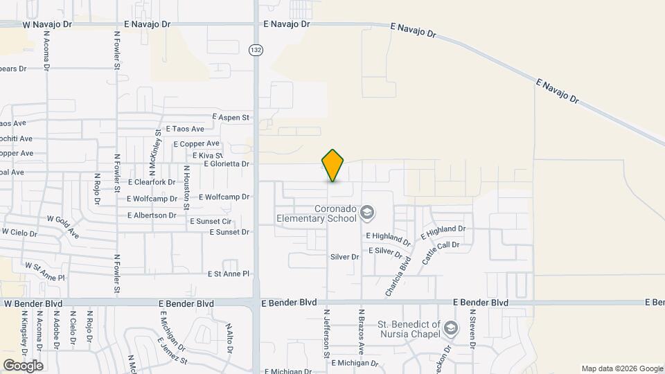 1107 E La Brea Ave Map and Location Details