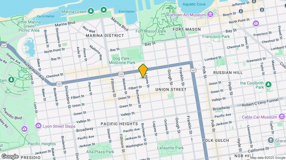 1911 Greenwich St Mapa y Detalles de la Ubicación