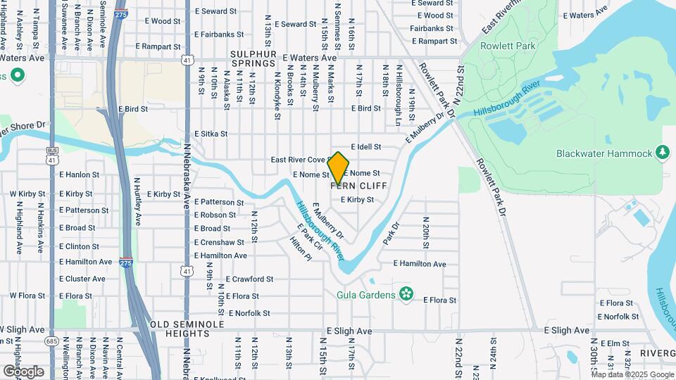 1605 E Maple Ave Map and Location Details