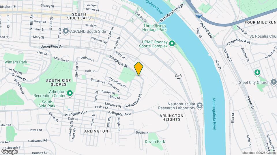 3112 Josephine St Map and Location Details