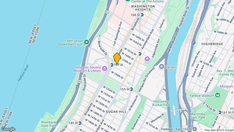 551 W 157th St Map and Location Details