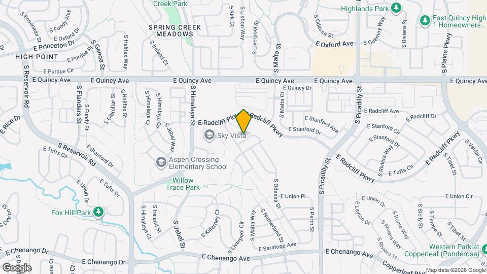 21173 E Stanford Ln Map and Location Details