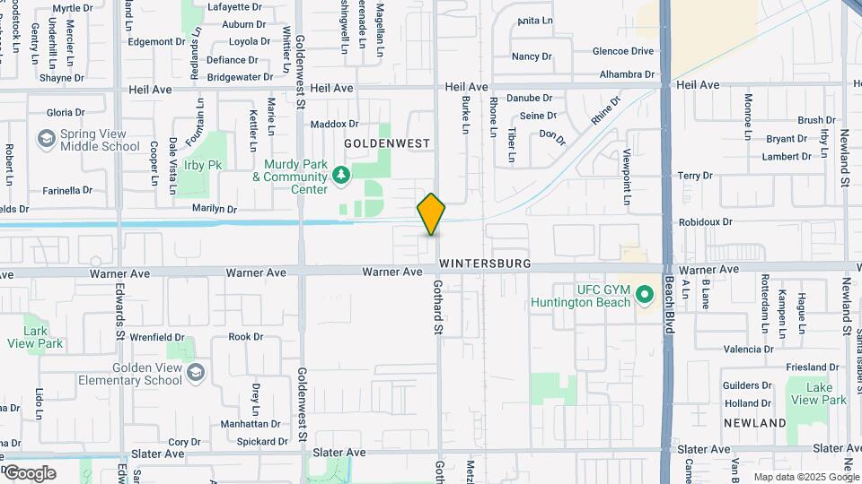 16931 Gothard St Map and Location Details