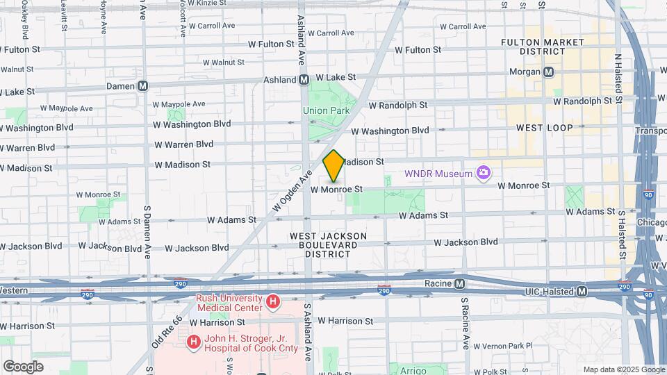 1522 W Monroe St Map and Location Details