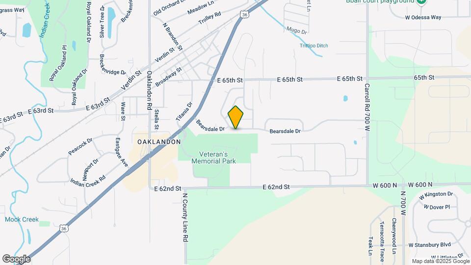 12145 Bearsdale Dr Map and Location Details
