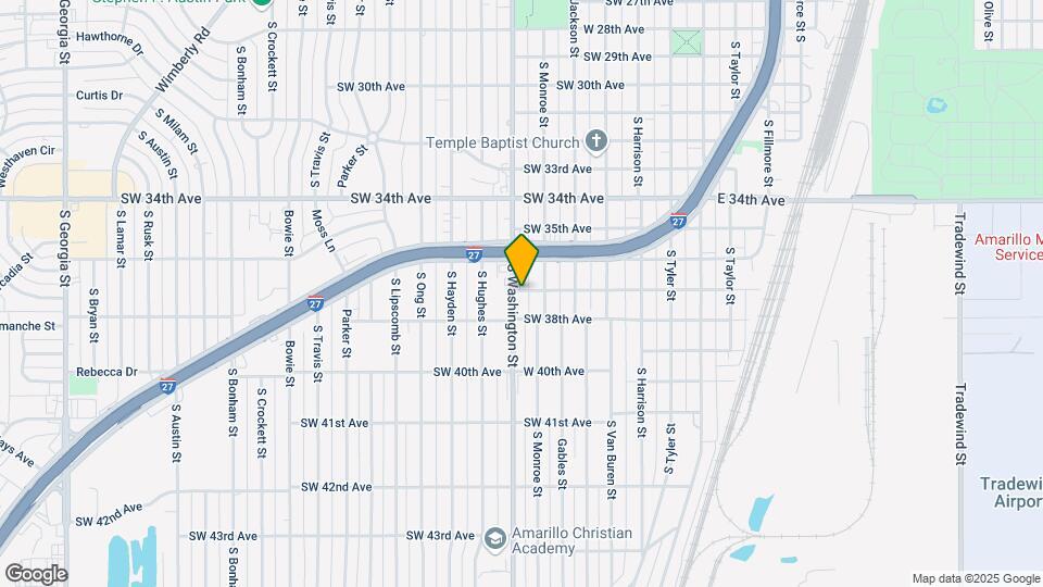 3701 S Washington St Map and Location Details