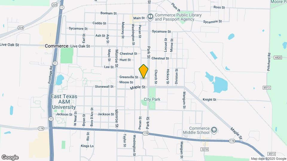 2004 Pecan St Map and Location Details