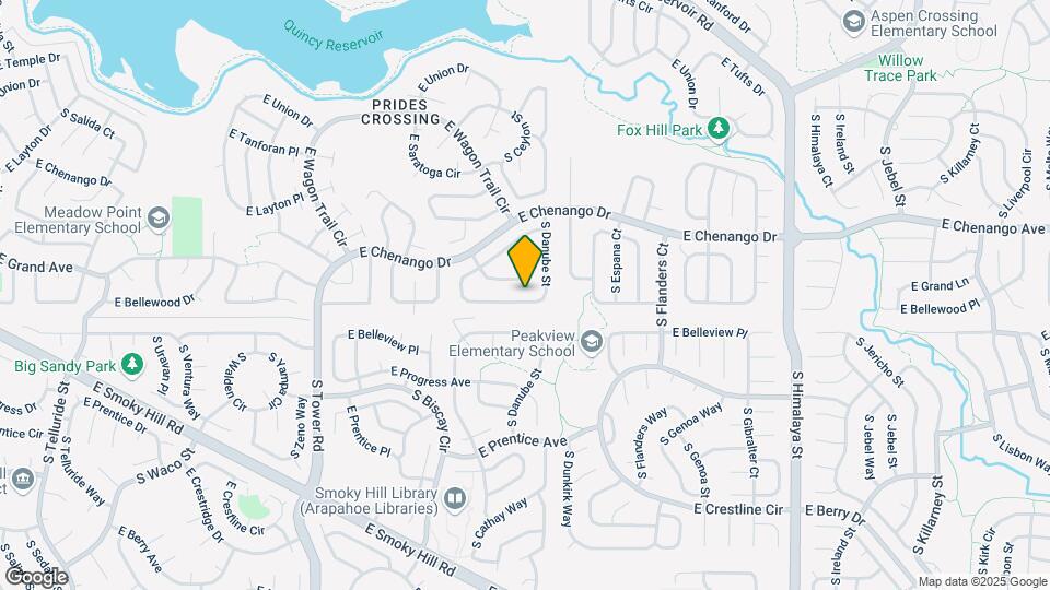 19155 E Bellewood Dr Map and Location Details
