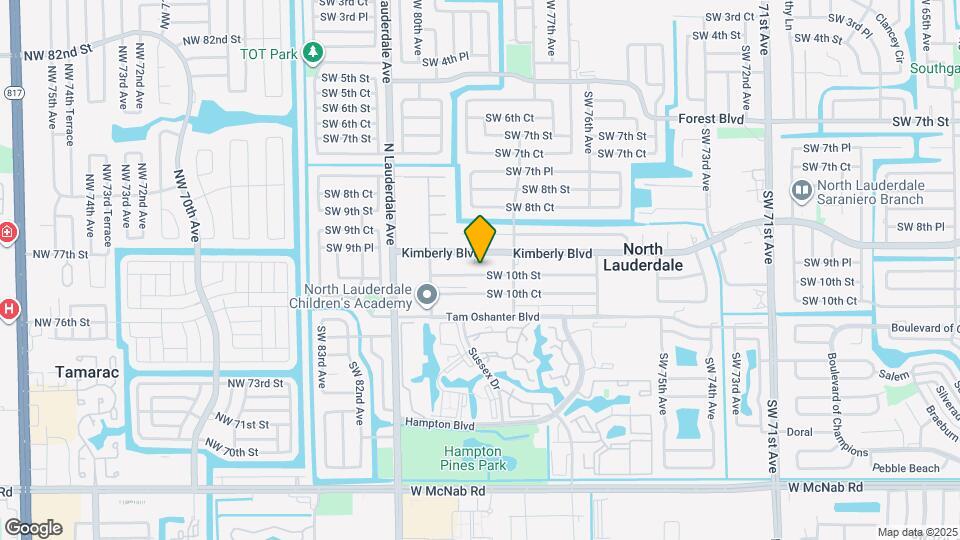 7861 SW 10th St-Unit -B Map and Location Details