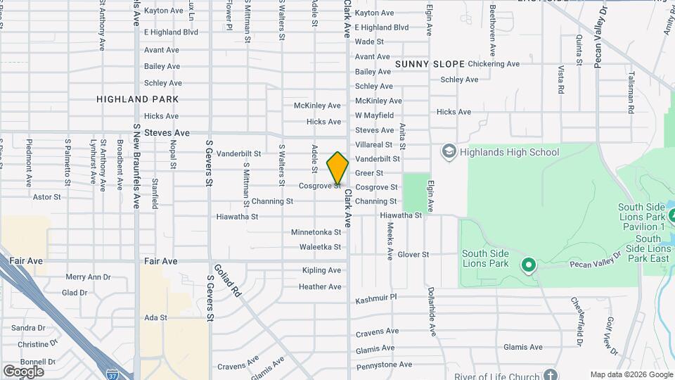 534 Cosgrove St Map and Location Details