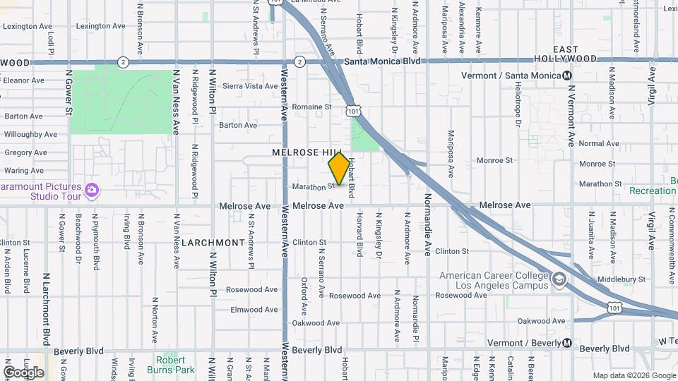 4920 Marathon St Map and Location Details