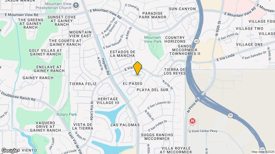 8178 Via de Ln Map and Location Details