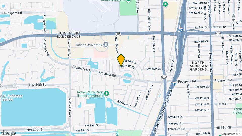 4440 NW 15th Ave Map and Location Details