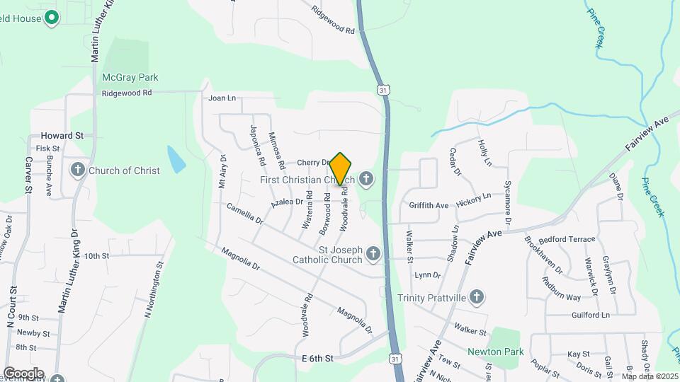 605 Woodvale Rd Map and Location Details