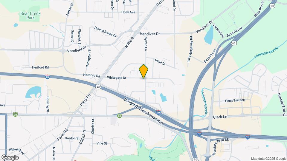 1511 Sylvan Ln Map and Location Details