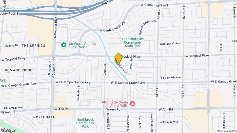 5917 Gentle Creek Ln Map and Location Details