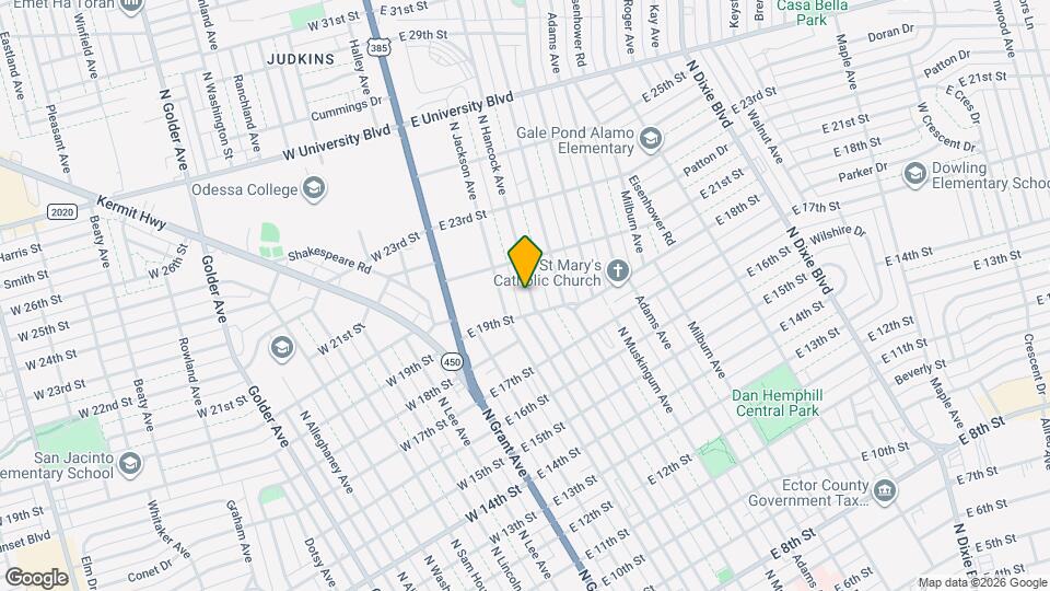 1909 N Hancock Ave Mapa y Detalles de la Ubicación