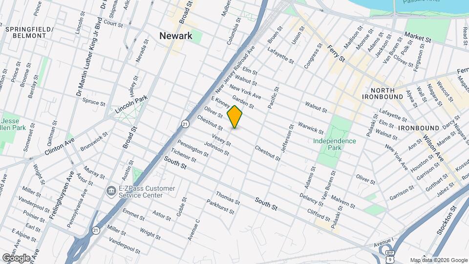 150 Chestnut St Mapa y Detalles de la Ubicación