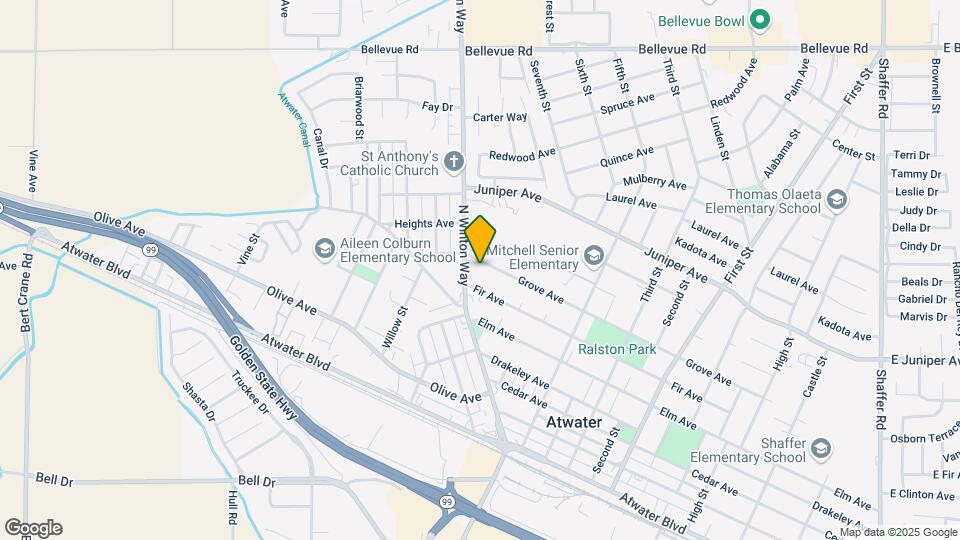 1850 Grove Ave Map and Location Details