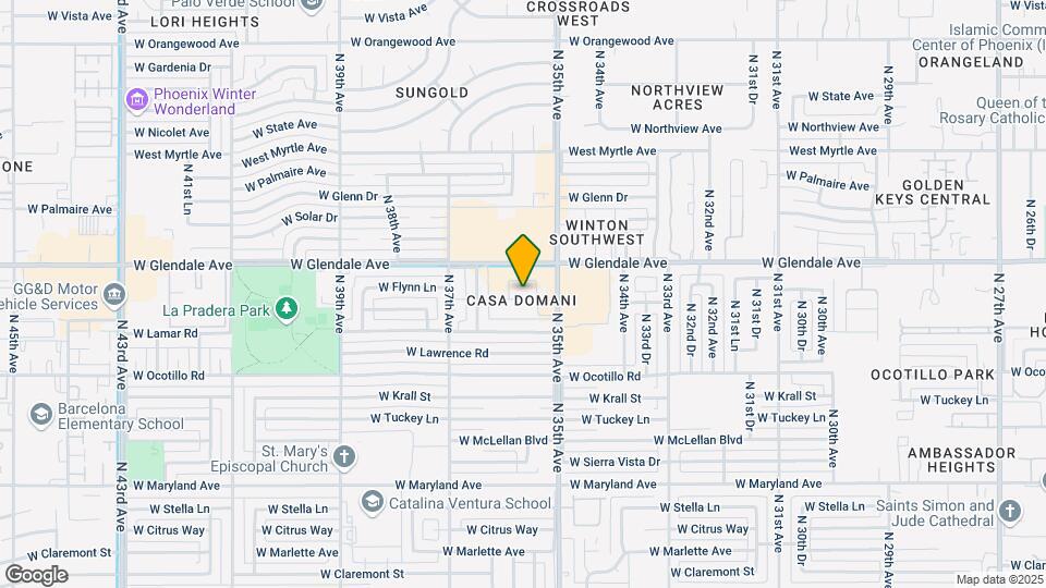 6818 N 35th Ave Map and Location Details