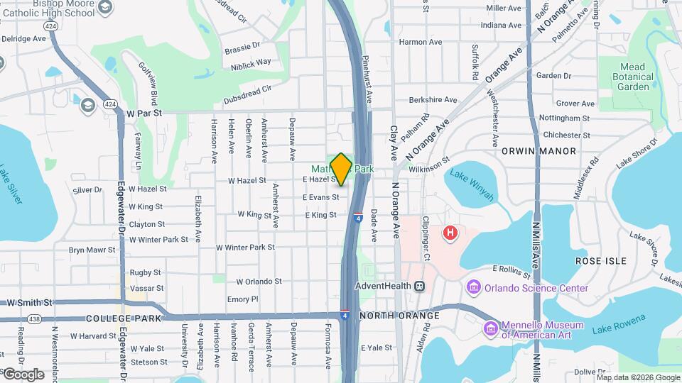 121 E Evans St Map and Location Details