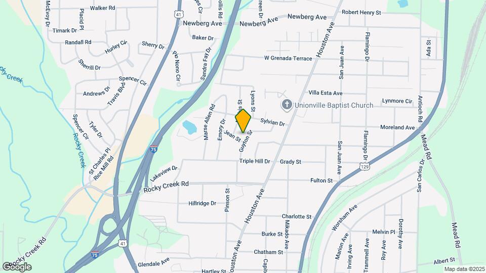 3993 Guyton St Map and Location Details