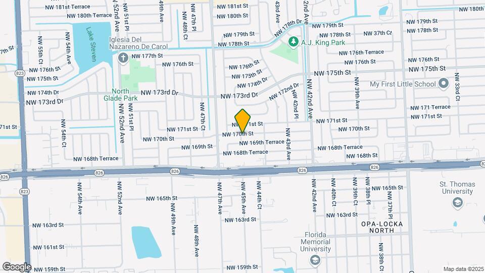 4480 NW 170th St Map and Location Details