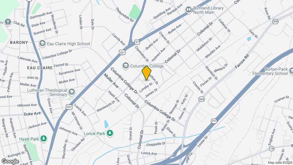 1527 Cleveland St Map and Location Details