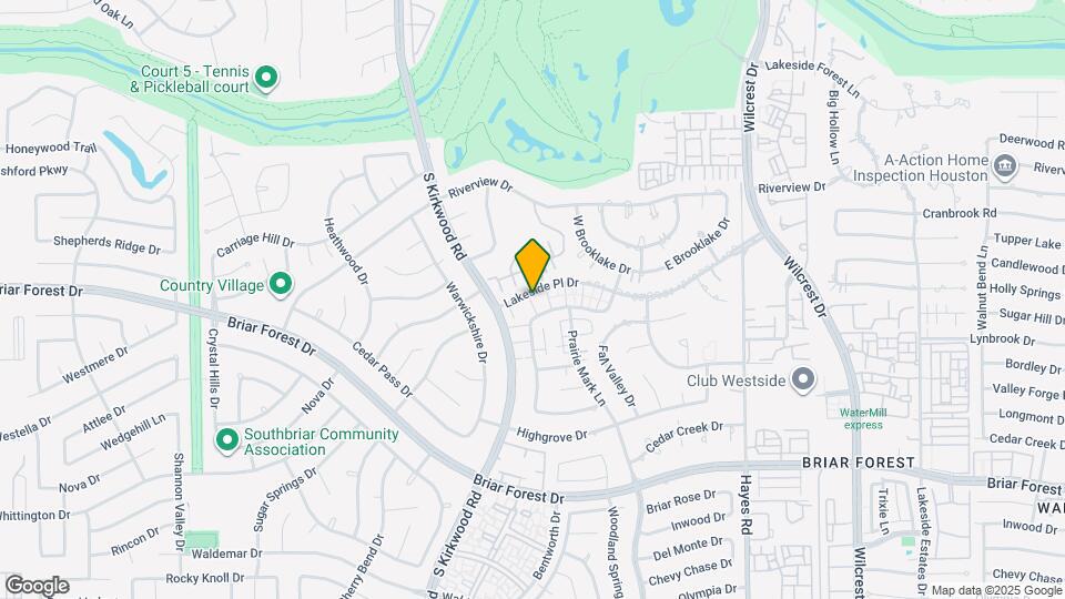 11733 Lakeside Pl Dr Map and Location Details