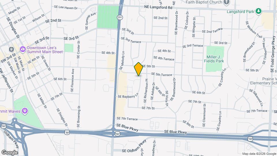 520 SE Hampton St Map and Location Details