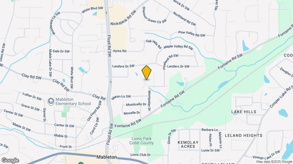 580 Pineland Cir Map and Location Details