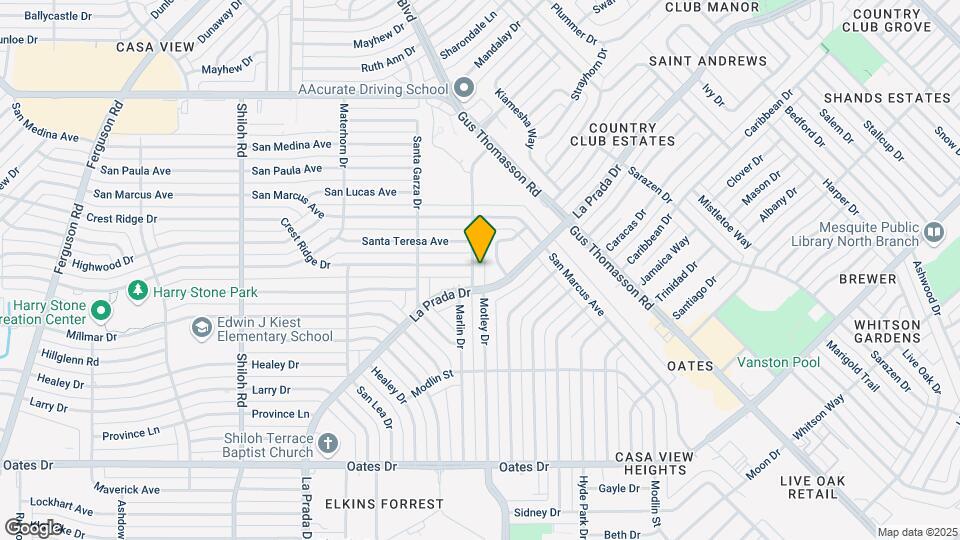 4612 Motley Dr Map and Location Details