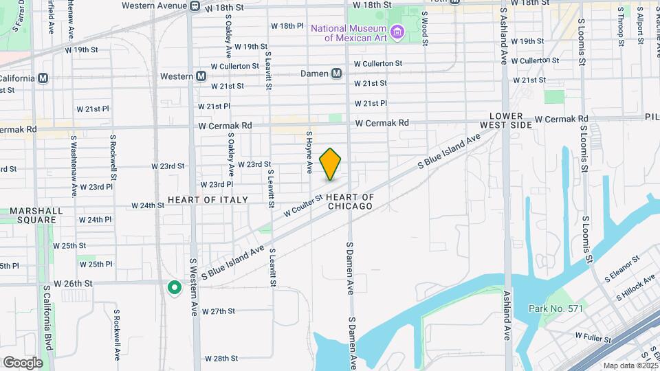 2028 W Coulter St Map and Location Details