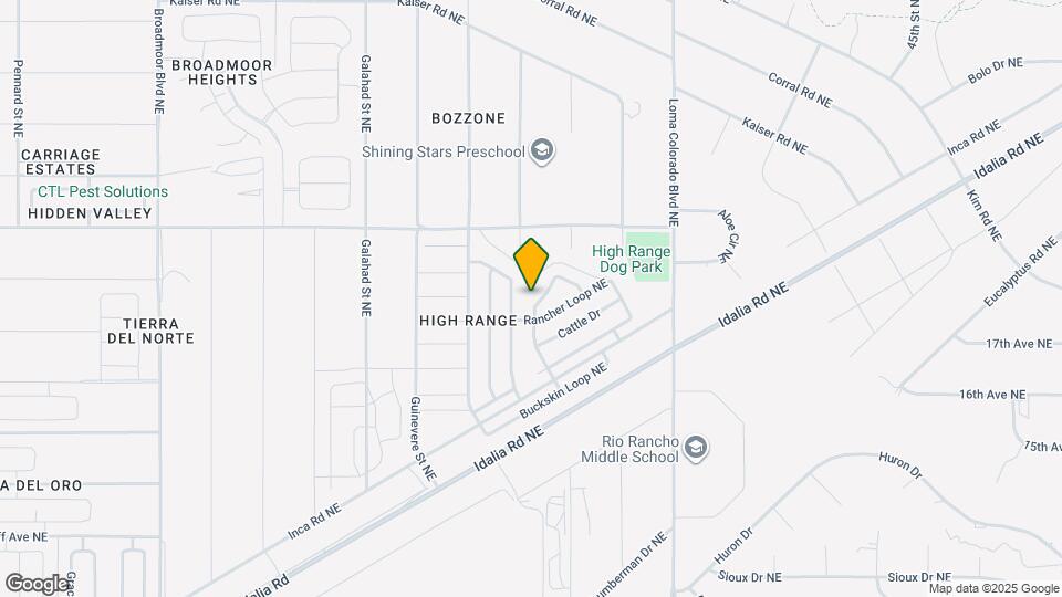 1837 Round Up Dr NE Map and Location Details