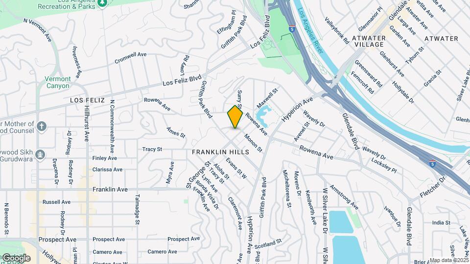 3726 Monon St Map and Location Details