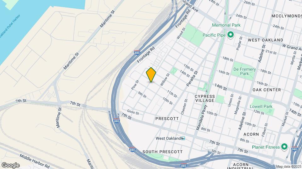 1024 Wood St Map and Location Details