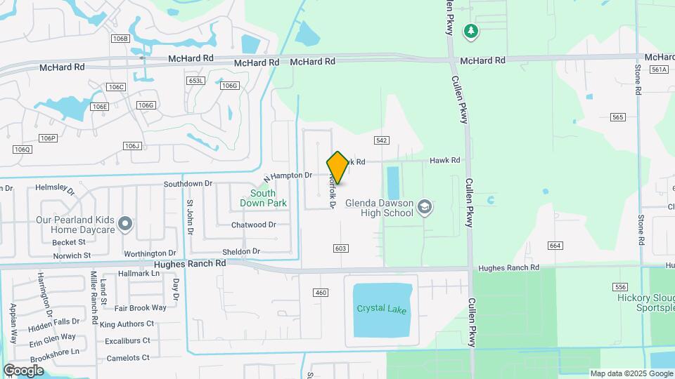 1019 Norfolk Dr Map and Location Details