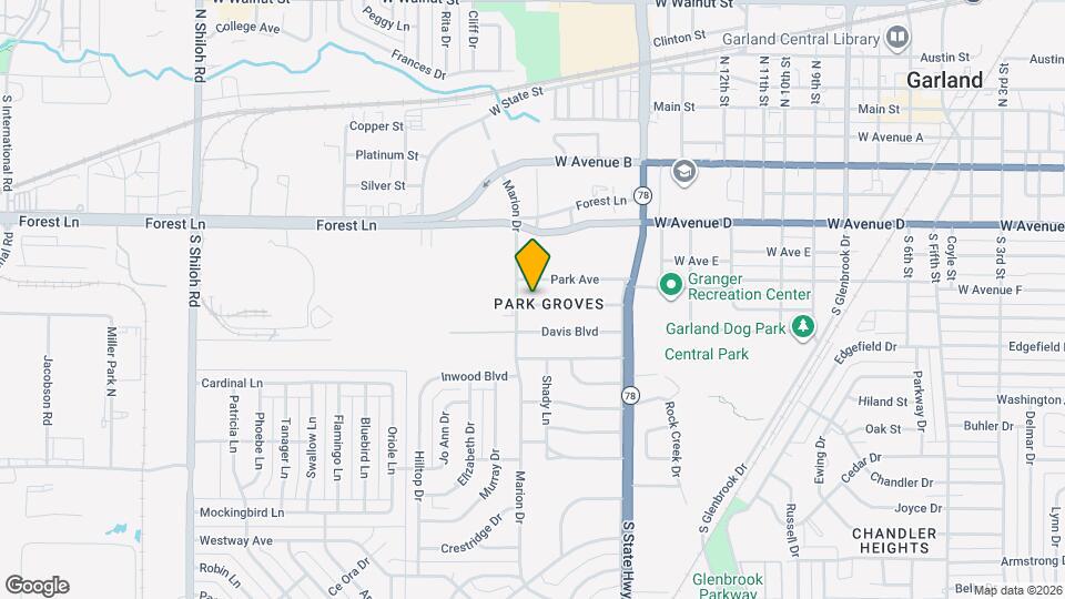 1613 James Dr Map and Location Details