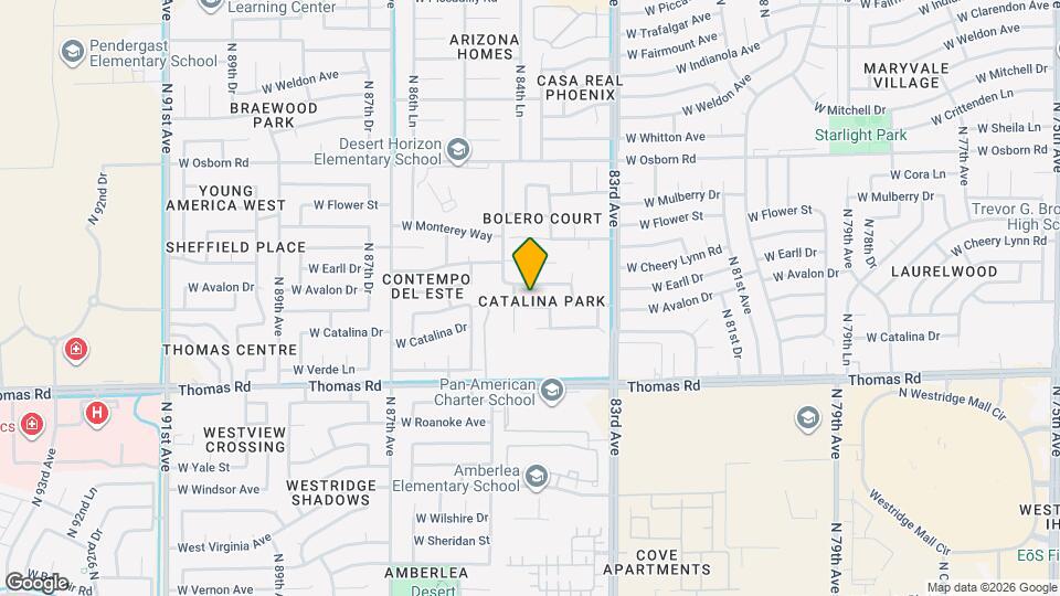 8418 W Pinchot Ave Map and Location Details