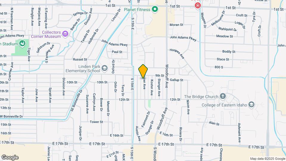 960 Homer Ave Map and Location Details