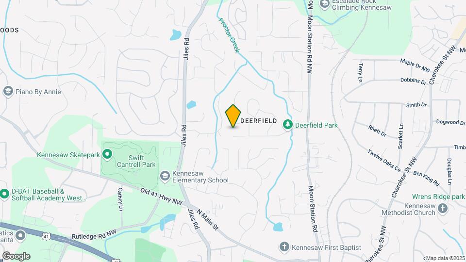 2520 Deerfield Dr Map and Location Details