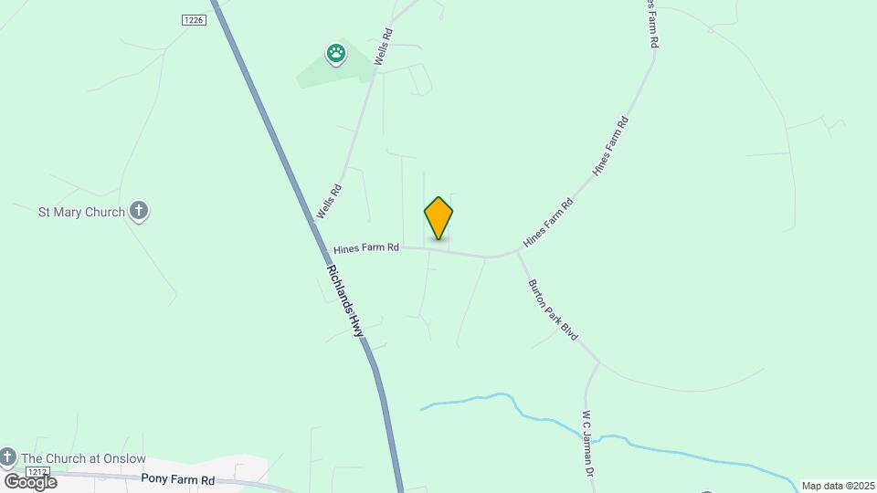 2161 Hines Farm Rd Map and Location Details