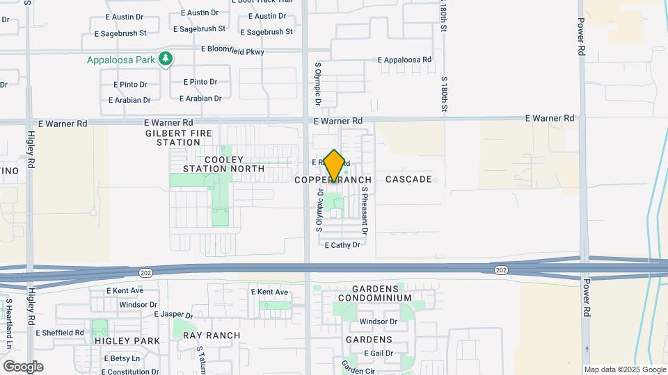 992 S Hawk Ln Map and Location Details