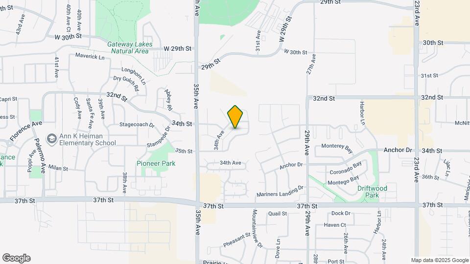 3339 35th St Map and Location Details